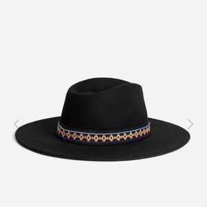 Johnny Was Black Fedora with Colorful Band
Brand New
One Size
